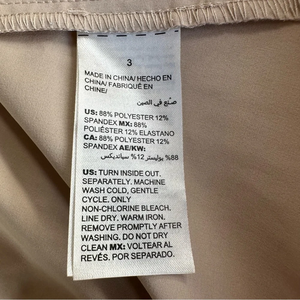 Chico’s Vest Jacket Rosegold Leopard Animal Print Sleeveless Zip Up Preppy 3 XL - Picture 5 of 6